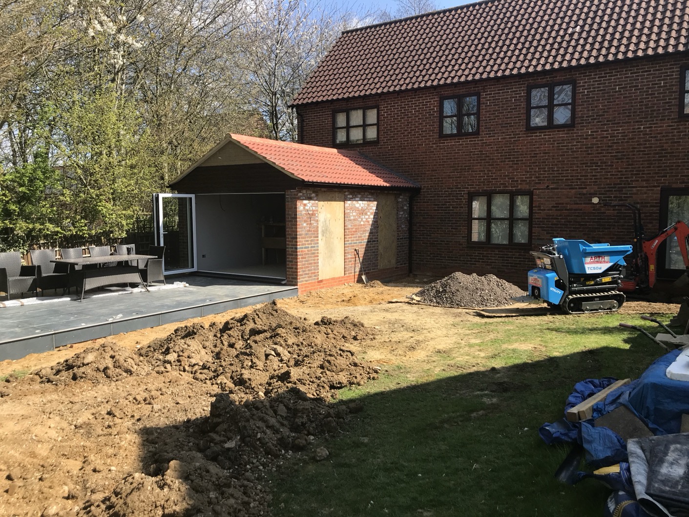 Back Extension with Patio in Milton Keynes - Image 18