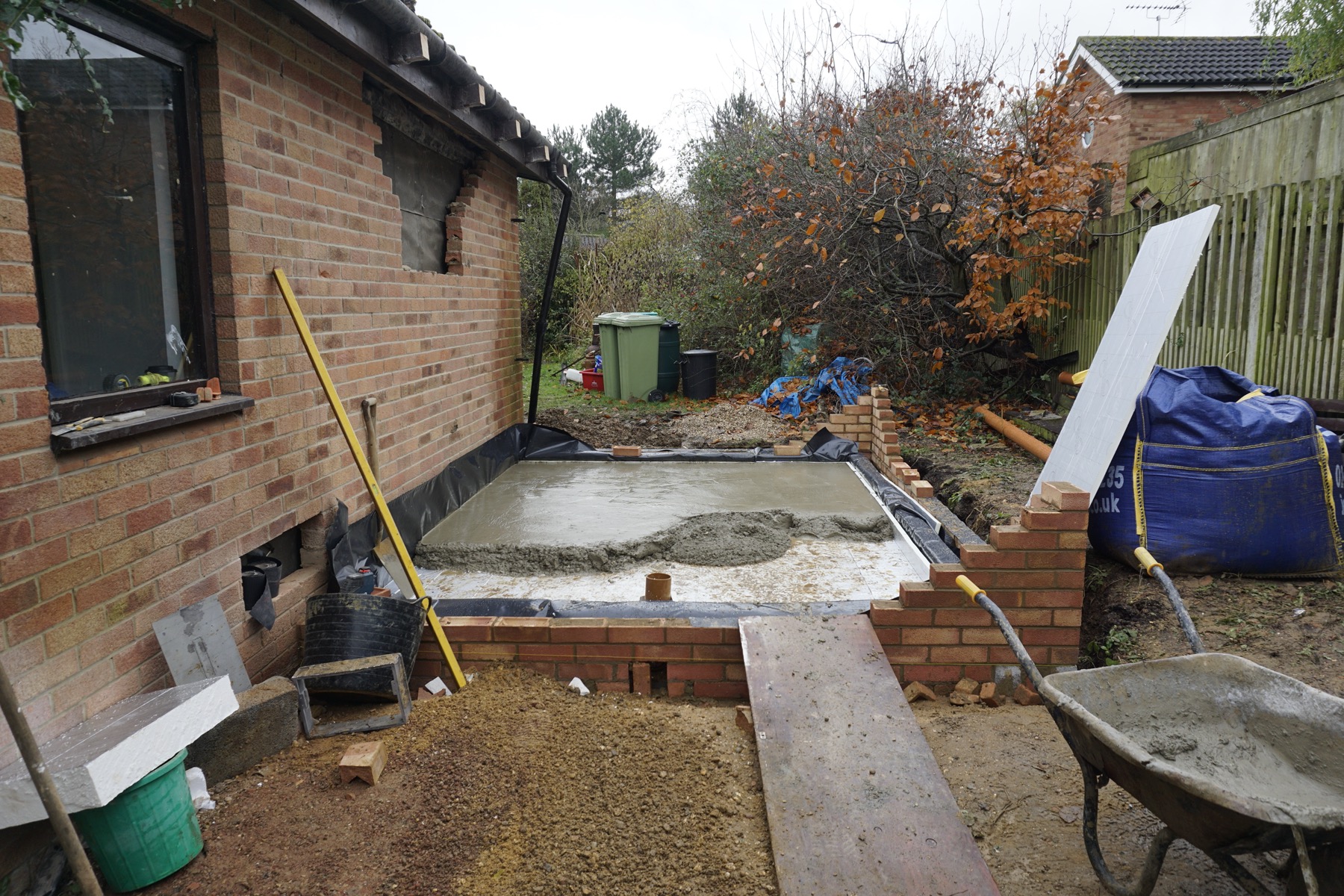 Building Single Storey Side House Kitchen Extension In Milton Keynes - Image 2