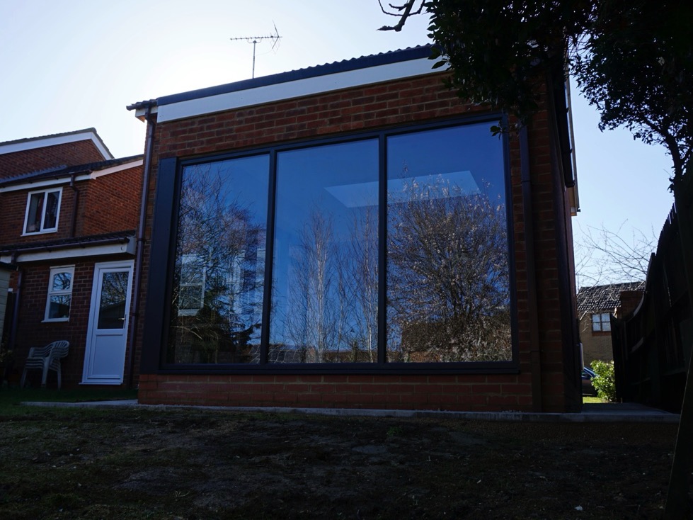 Glass Extension in Tattenhoe Milton Keynes